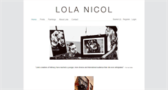 Desktop Screenshot of lolanicol.com