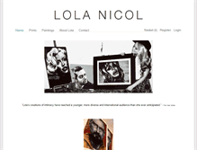 Tablet Screenshot of lolanicol.com
